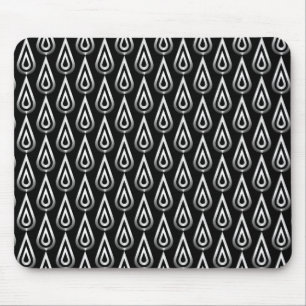 Tapis De Souris Flammes Flickering en argent métallique Mousepad