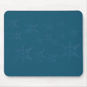 Tapis De Souris Flèche de neige bleu foncé