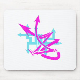 Tapis De Souris Flèches Abstraites Mousepad