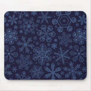 Tapis De Souris Flèches bleues sur bleu