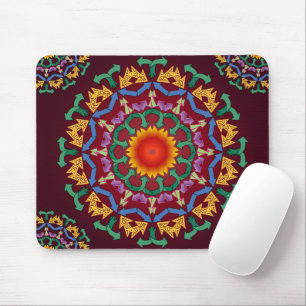 Tapis De Souris flèches modernes chics recycler carreaux de manda