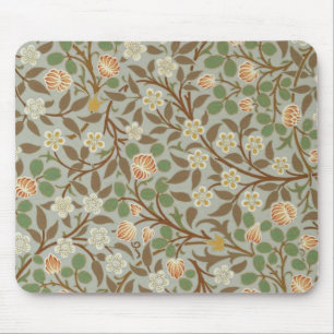 Tapis De Souris Fleur botanique de trèfle William Morris