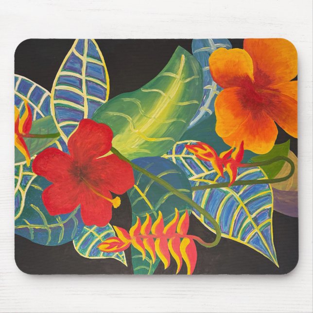 Tapis De Souris Fleur de gingembre tropical Mousepad @3dudes1life (Devant)