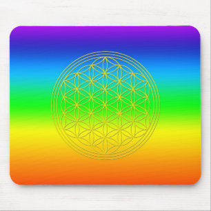 Tapis De Souris Fleur de la vie chakra 2
