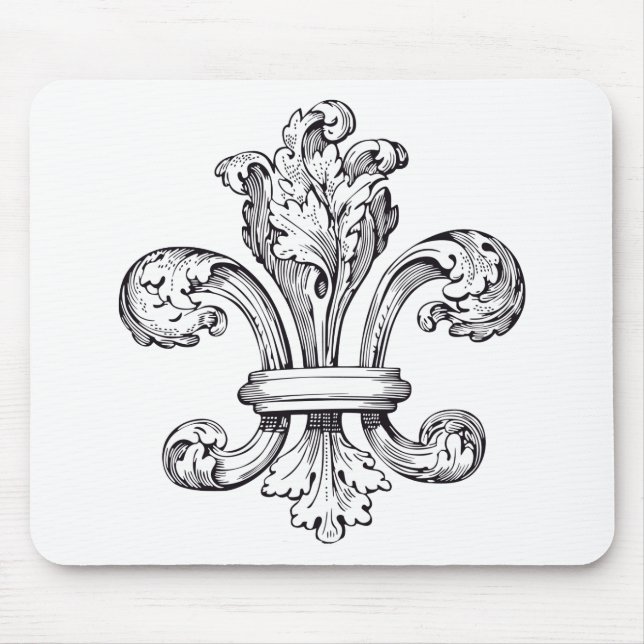 Tapis De Souris fleur de lis (Devant)
