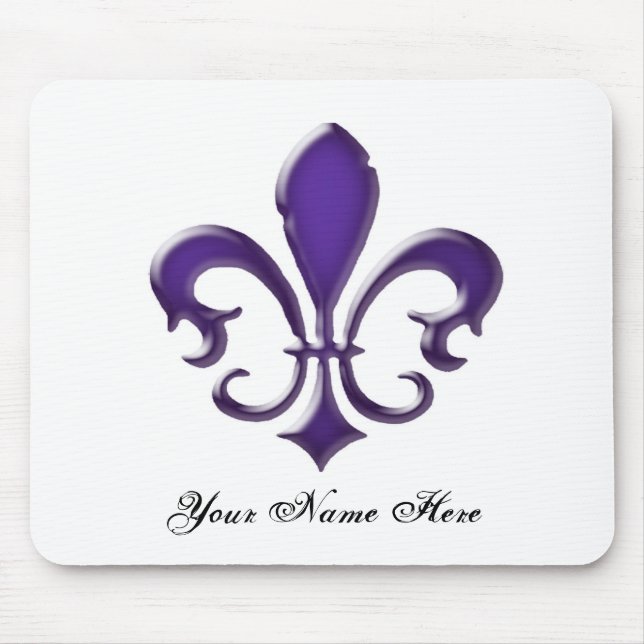 Tapis De Souris Fleur-de-Lis-1 (Devant)