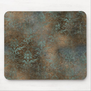 Tapis De Souris Fleur De Lis in a Rusty Background