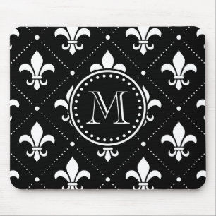 Tapis De Souris Fleur De Lis Pattern