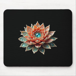 Tapis De Souris Fleur de Lotus Yoga Métaphysique