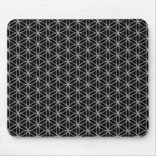 Tapis De Souris Fleur de vie / Blume des Lebens - motif d'argent