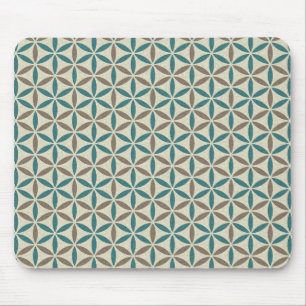 Tapis De Souris Fleur de vie - motif de timbre - BG 1