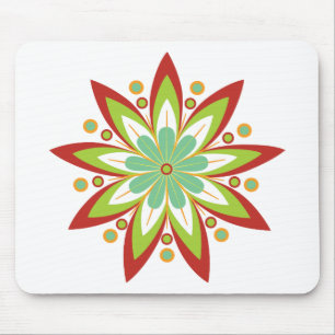 Tapis De Souris Fleur d'étoile dirigée par neuf