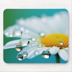 Tapis De Souris Fleur marguerite Pétale Nature serein Calme