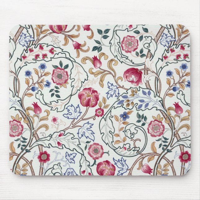 Tapis De Souris Fleur, Motif Floral, William Morris (Devant)