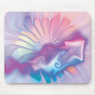 Tapis De Souris Fleur Pastel Fille Comme Flèche Motivationnelle (