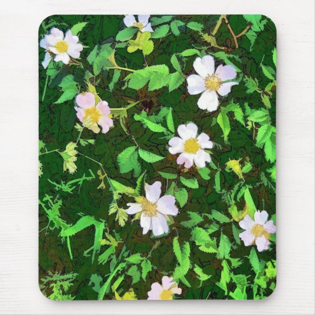 TAPIS DE SOURIS FLEUR SAUVAGE (Devant)