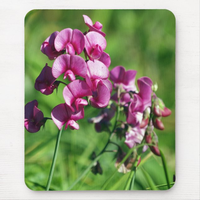 Tapis De Souris Fleur sauvage de Doux-pois (Devant)