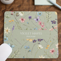 Fleur Sauvage Élégante Fleur Florale Personnalisée