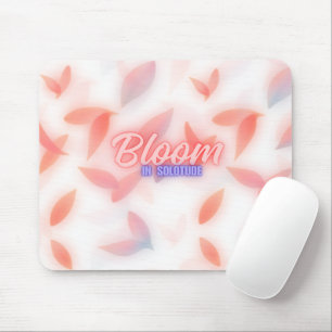 Tapis De Souris Fleurir dans la solitude, esthétique florale paste