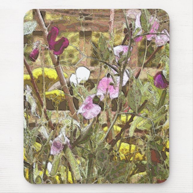 TAPIS DE SOURIS FLEURS (Devant)