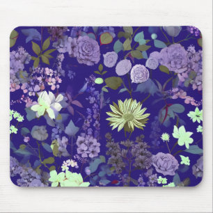 Tapis De Souris Fleurs à l'atmosphère élégante et mystérieuse