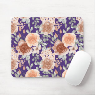 Tapis De Souris Fleurs aquarelles tendance