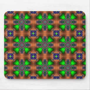 Tapis De Souris Fleurs Artdeco dans le style rétro
