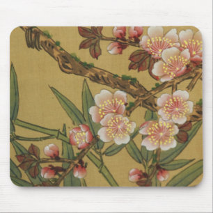 Tapis De Souris Fleurs asiatiques japonaises de cerisiers en fleur