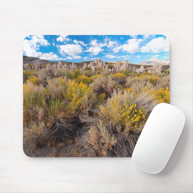 Tapis De Souris Fleurs | Blooming Sagebrush Californie (Avec souris)