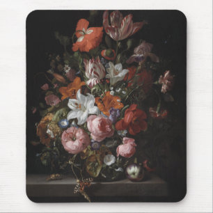 Tapis De Souris Fleurs dans un vase en verre, 1704