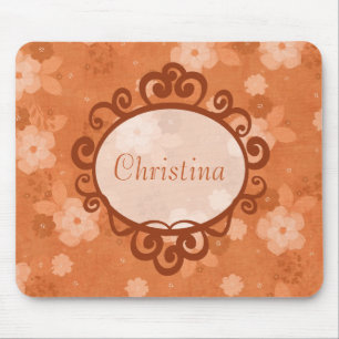 Tapis De Souris Fleurs d'automne Mousepad