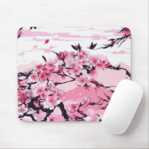 Tapis De Souris Fleurs de cerisiers