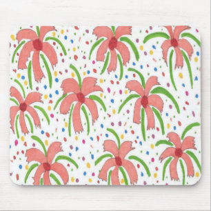 Tapis De Souris Fleurs de Fiesta tropicales