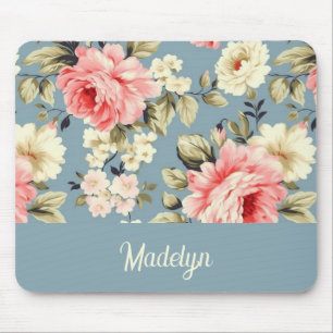 Tapis De Souris Fleurs de jardin de campagne motif écriture person