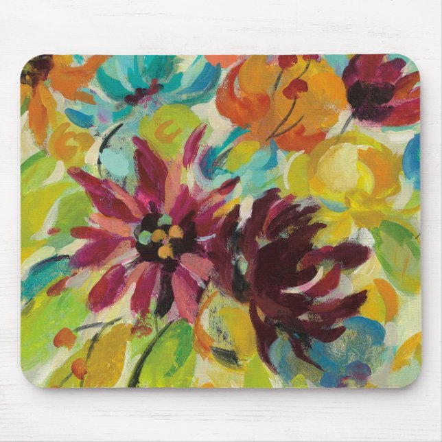 Tapis De Souris Fleurs de joie d'automne (Devant)