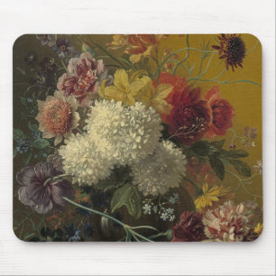 Tapis De Souris Fleurs de maître hollandais antique Georgius van O