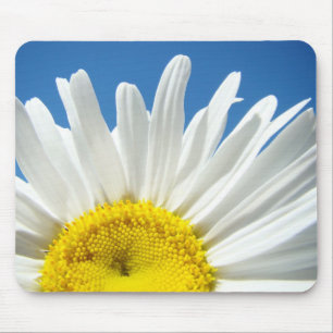 Tapis de souris Fleurs de Marguerite Blanche Eté M