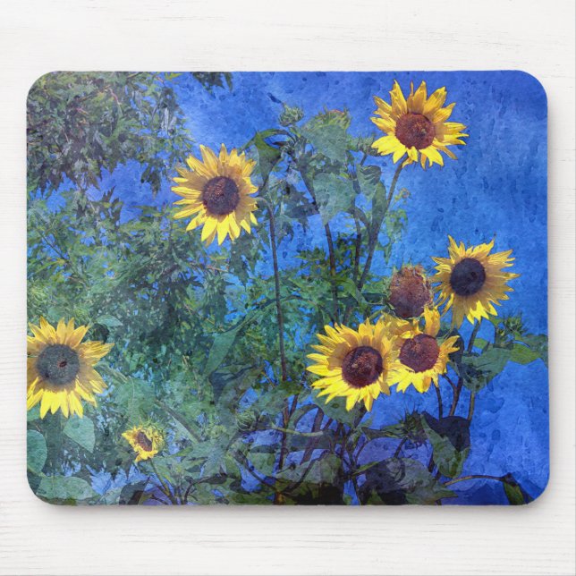 Tapis De Souris Fleurs de soleil (Devant)