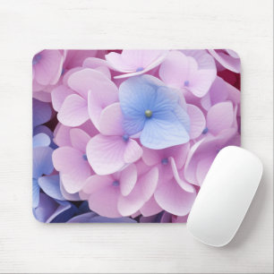 Tapis De Souris Fleurs d'Hydrangea Motif sans couture