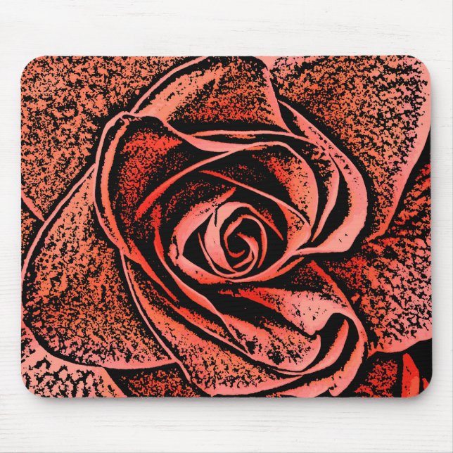 TAPIS DE SOURIS FLEURS DU JARDIN DE PAYS (Devant)