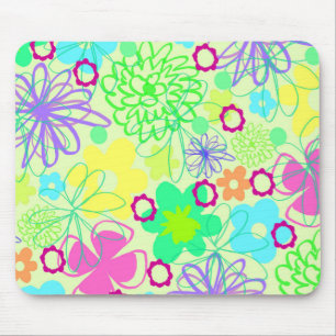 Tapis De Souris Fleurs graphiques