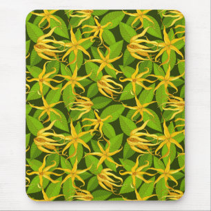 Tapis De Souris Fleurs parfumées exotiques de Ylang Ylang