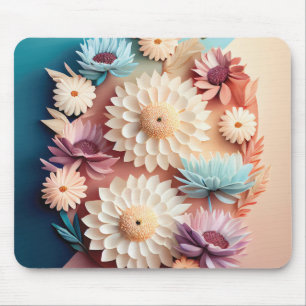Tapis De Souris Fleurs pastel 