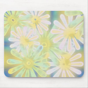 Tapis De Souris fleurs pochoir