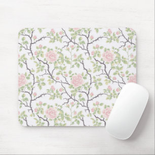 Tapis De Souris Fleurs roses blush chic romantique
