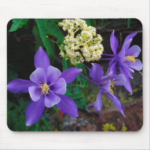 Tapis De Souris Fleurs sauvages de colombine mutante