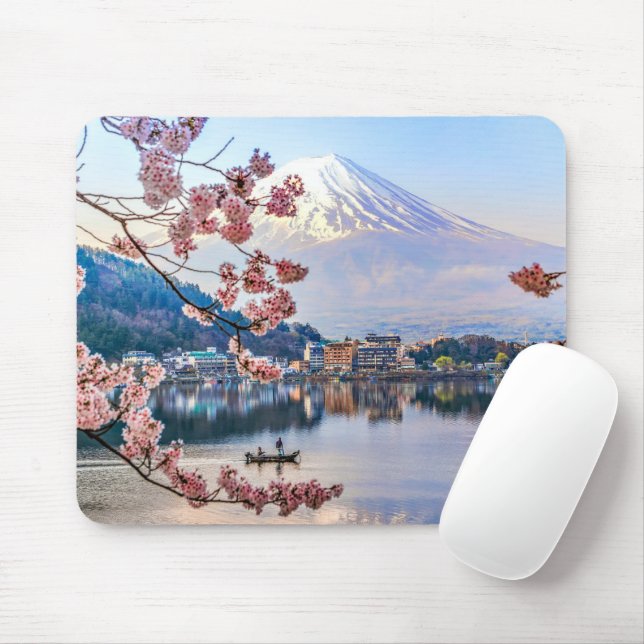 Tapis De Souris Fleurs | Spring Cherry Blossoms Japon (Avec souris)
