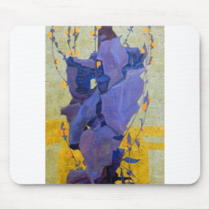 Tapis De Souris Fleurs stylisées d'Egon Schiele