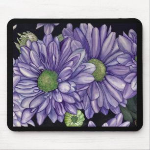 Tapis De Souris Fleurs violettes