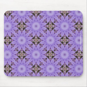 Tapis De Souris Fleurs violettes